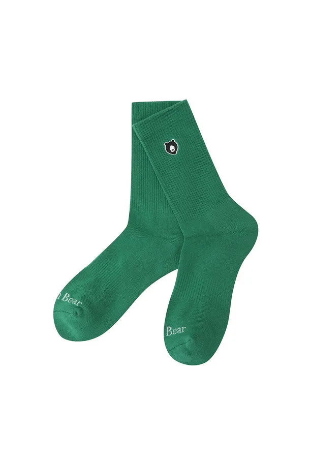 Solid color socks