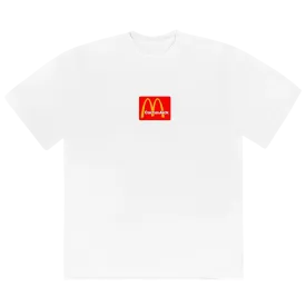 Travis Scott x McDonald's Sesame T-shirt 'White'