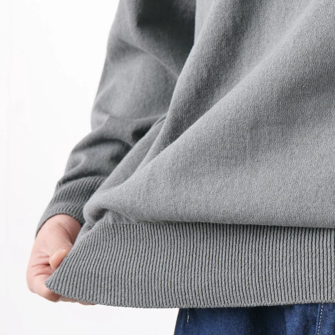 YONETOMI NEW BASIC / Wave Cotton Knit Pullover